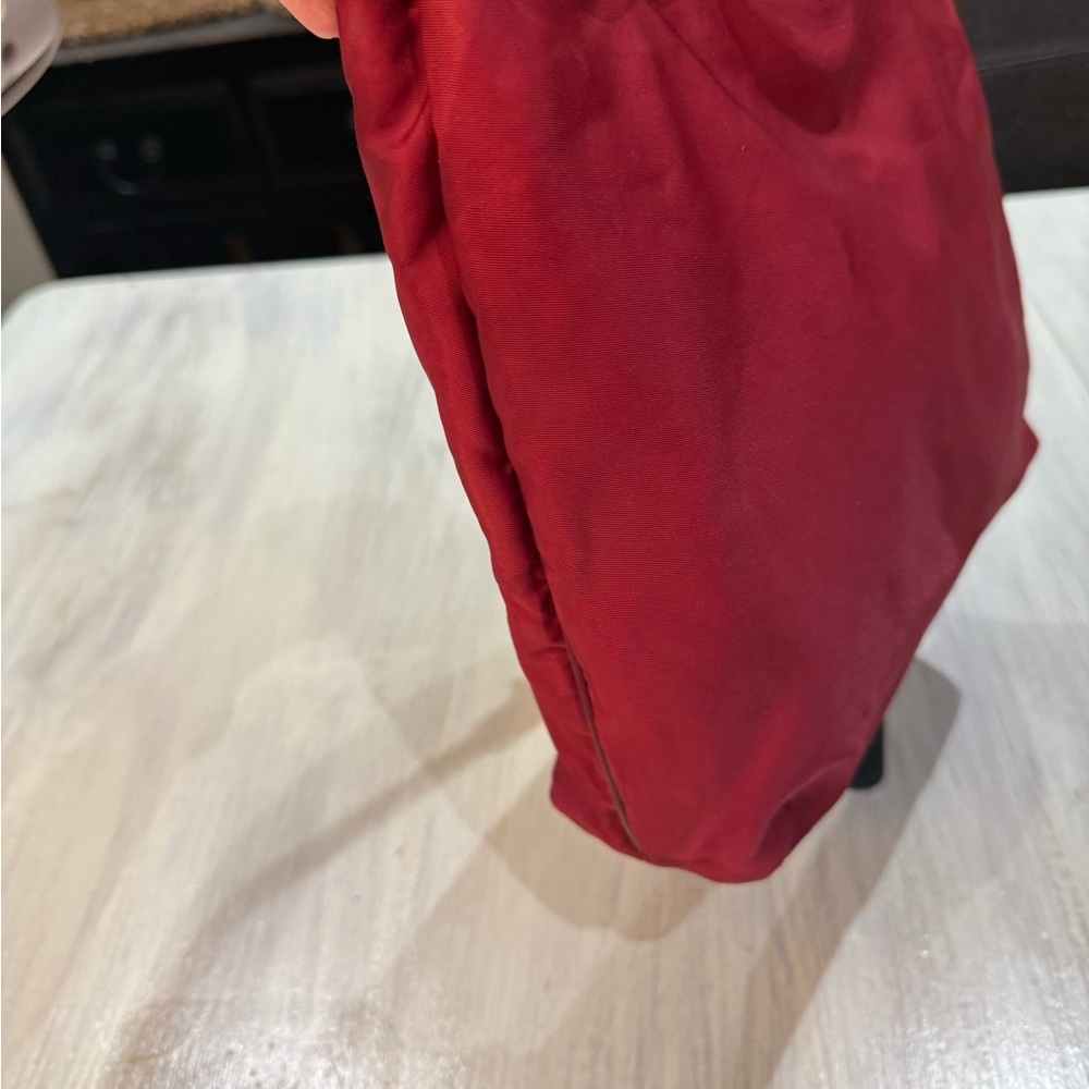 Prada Nylon Red Tote Bag-Authentic - Picture 3 of 16